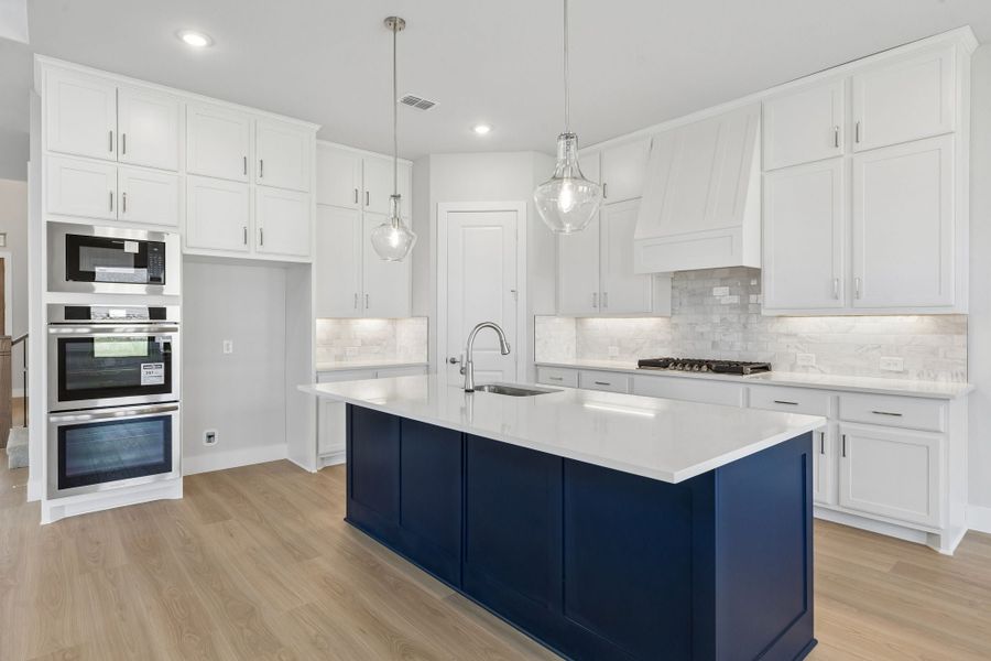 Furnished interior view inside a new home in Painted Tree Lakeside, McKinney (Image 7).