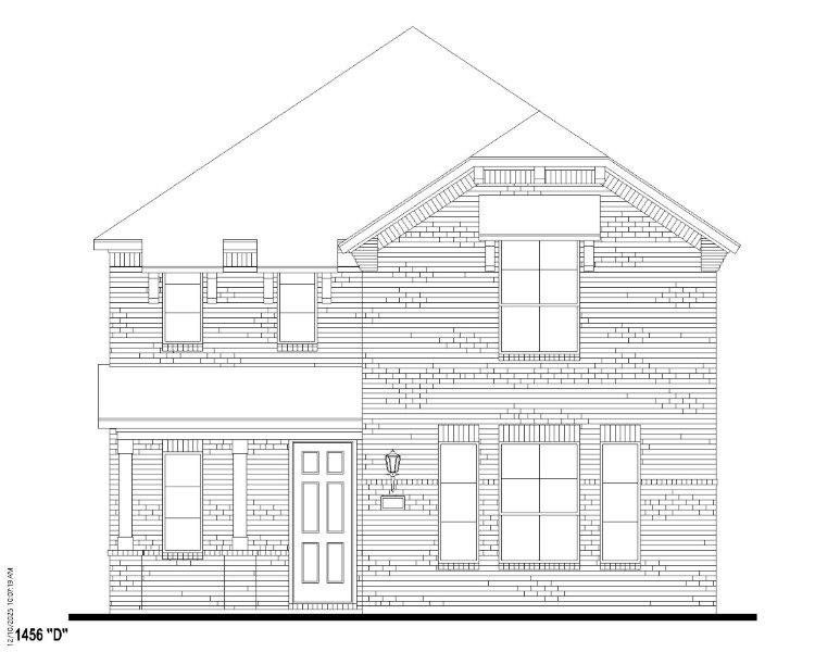 Plan 1456 Elevation D