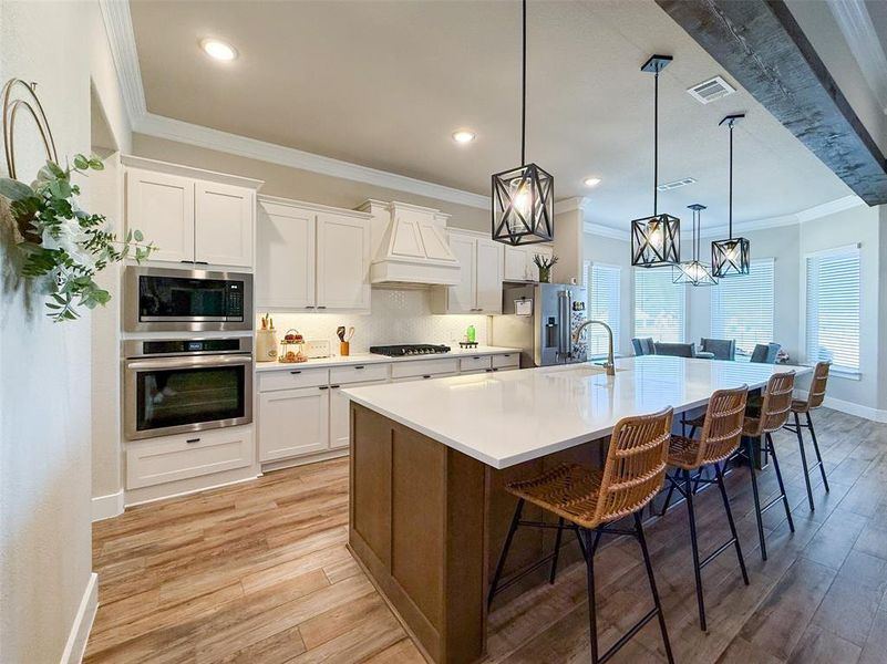 Furnished interior view inside a new home in Rocky Top, Krum (Image 6).