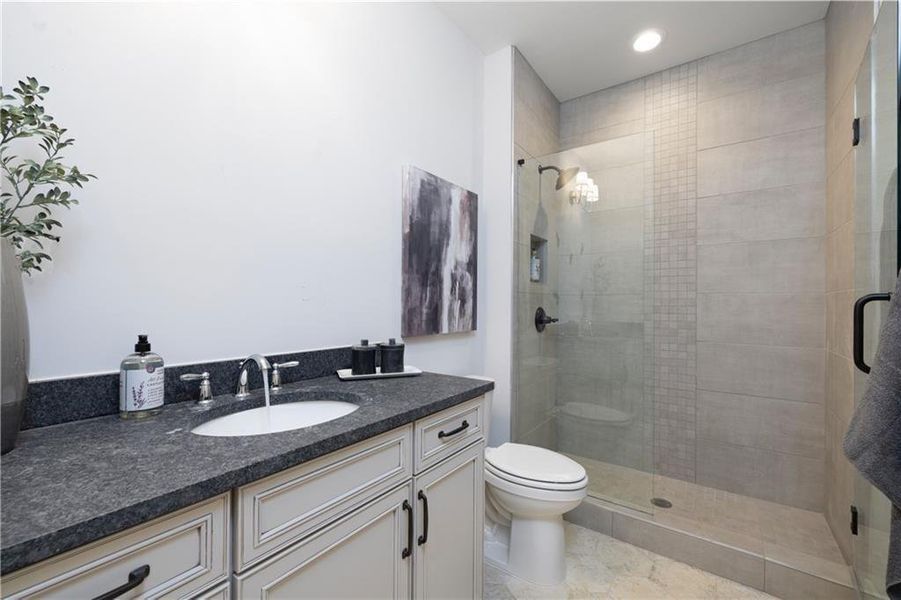 Furnished interior view inside a new home in Soleil Belmont Park, Canton (Image 33). Furnished interior view inside a new home in Soleil Belmont Park, Canton (Image 33).