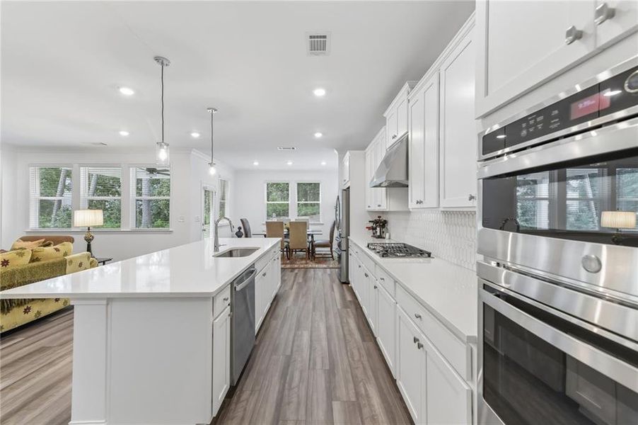 Furnished interior view inside a new home in Bailey Fence, Dacula (Image 18).