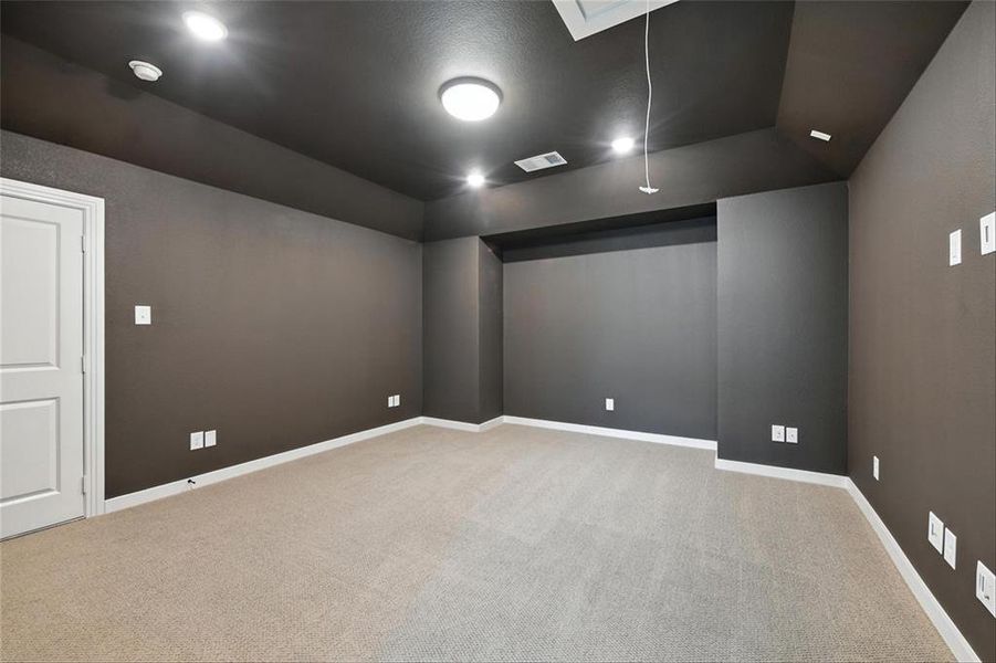 Spacious, unfurnished interior of a new home in Wildflower Ranch: 50ft. lots, Dish (Image 11). Spacious, unfurnished interior of a new home in Wildflower Ranch: 50ft. lots, Dish (Image 11).