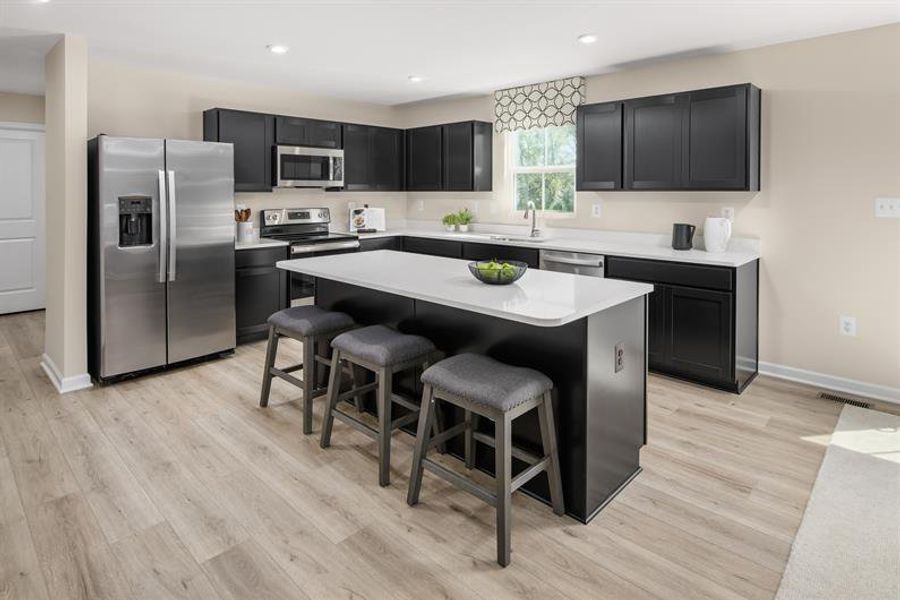 Furnished interior view inside a new home in Summertree, Stone Mountain (Image 5).