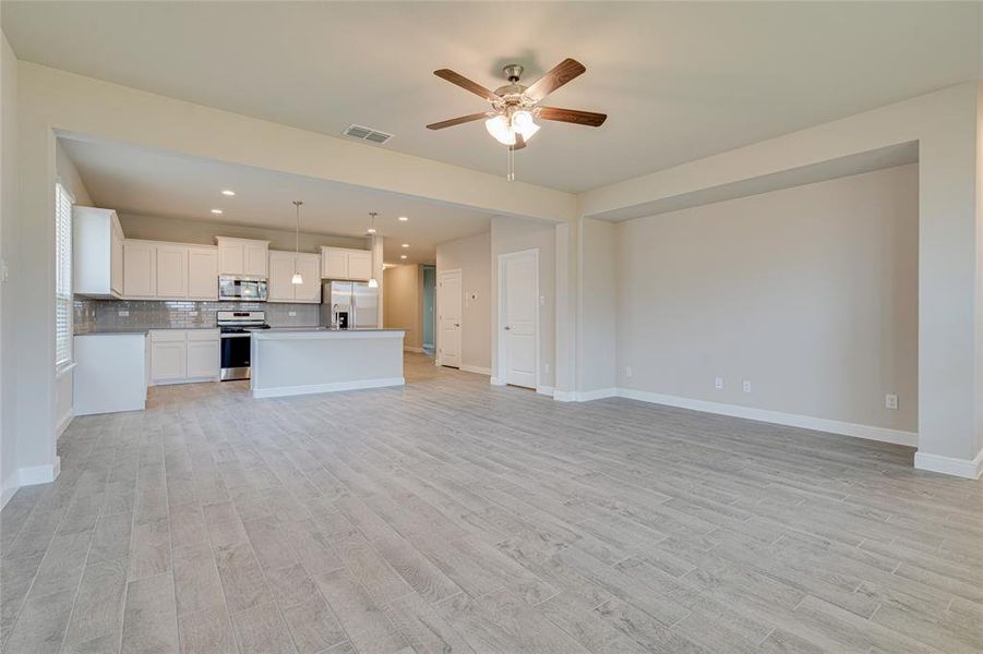 Family Room and Dining Room