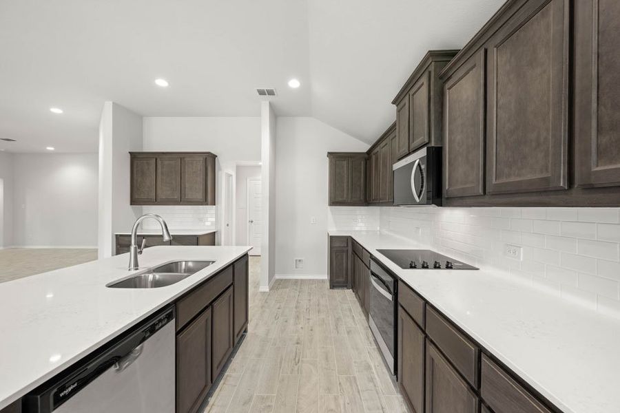 Front exterior of a new home in Mountain Valley, Burleson, TX, highlighting curb appeal (Image 30).