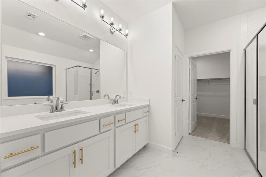 Furnished interior view inside a new home in Creekside, Royse City (Image 7).