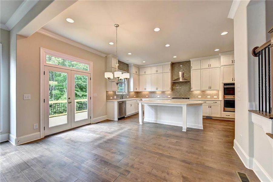 Furnished interior view inside a new home in Bellmoore Park, Duluth (Image 40).