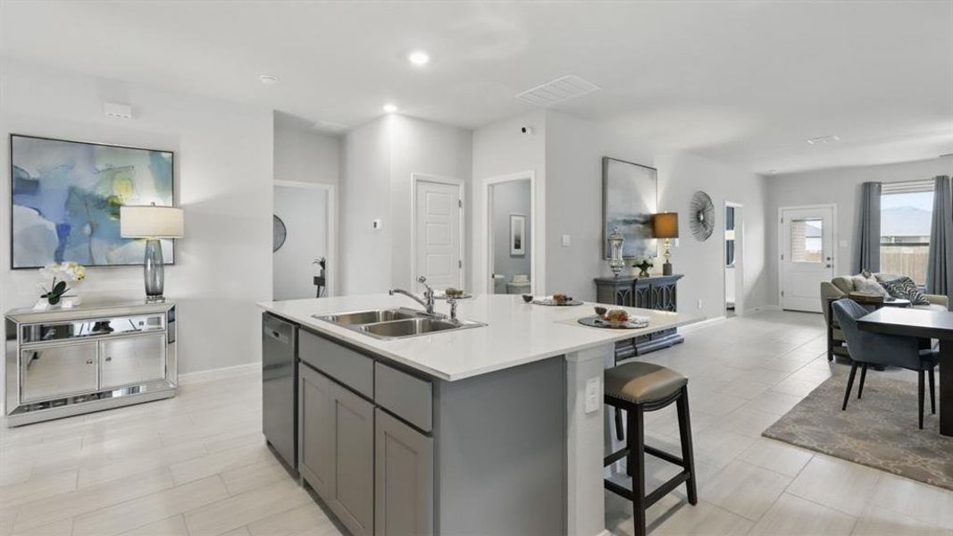 Furnished interior view inside a new home in Terra Trace, Fort Worth (Image 7).