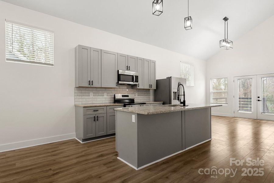 Furnished interior view inside a new home in , Charlotte (Image 4).