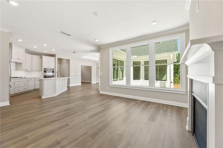 Spacious, unfurnished interior of a new home in The Courtyards at Redbud Lane, Canton (Image 15).