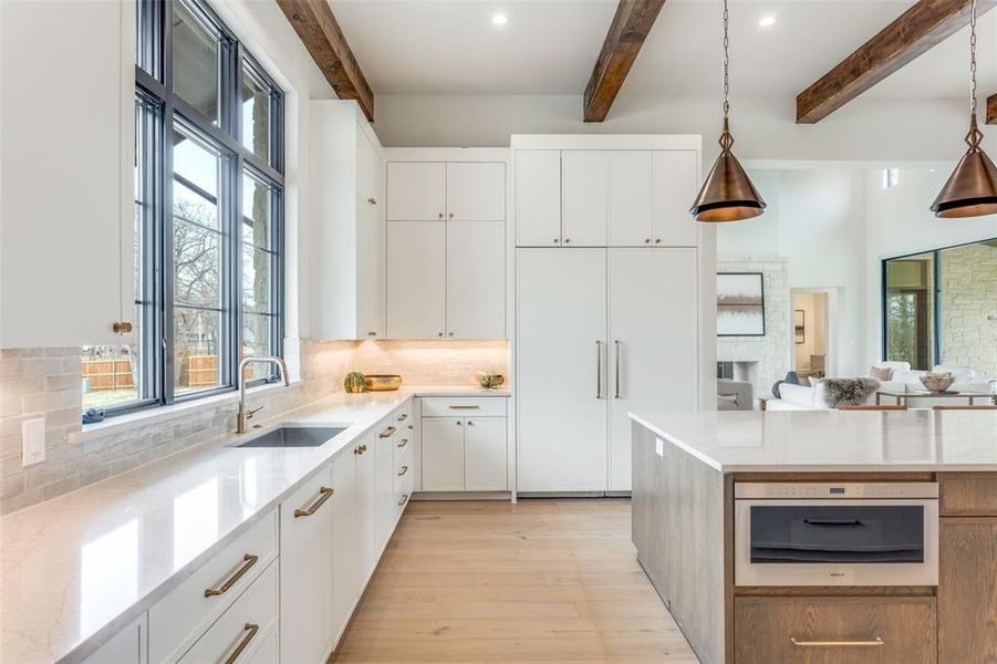 Furnished interior view inside a new home in Samantha Springs, Keller (Image 13).
