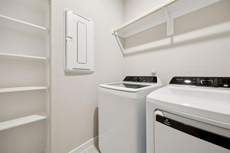 Utility Room in the Oscar home plan by Trophy Signature Homes – REPRESENTATIVE PHOTO