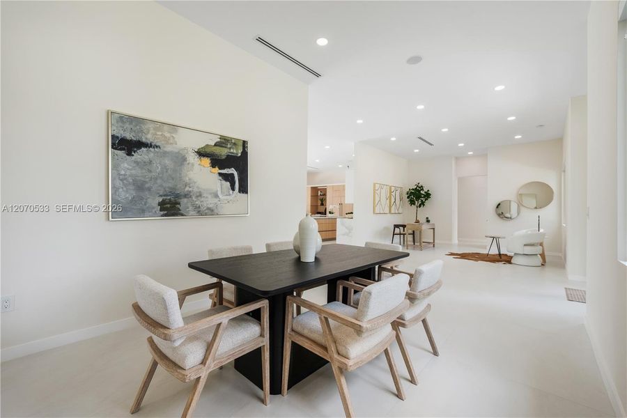 Furnished interior view inside a new home in , Miami (Image 9). Furnished interior view inside a new home in , Miami (Image 9).