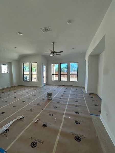 Open Concept Family Room & Causal Dining Open Concept Family Room & Causal Dining