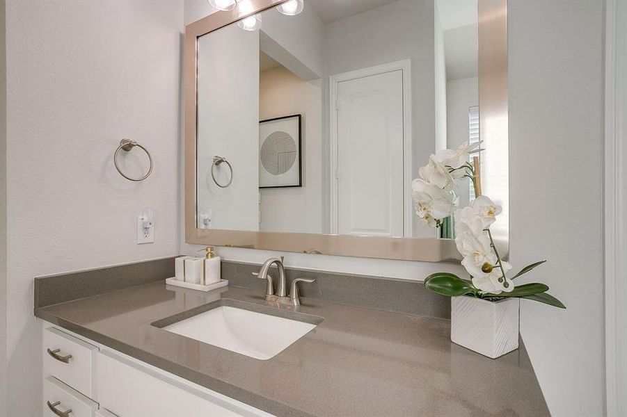 Furnished interior view inside a new home in M3 Ranch 60s, Mansfield (Image 28).