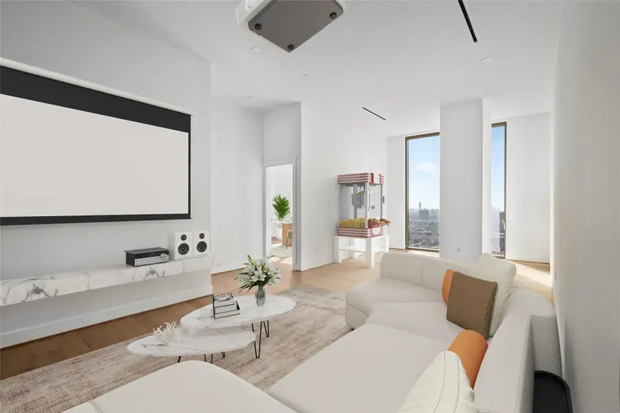 Large flex space for media or secondary living space off of the third bedroom.Virtually Stage