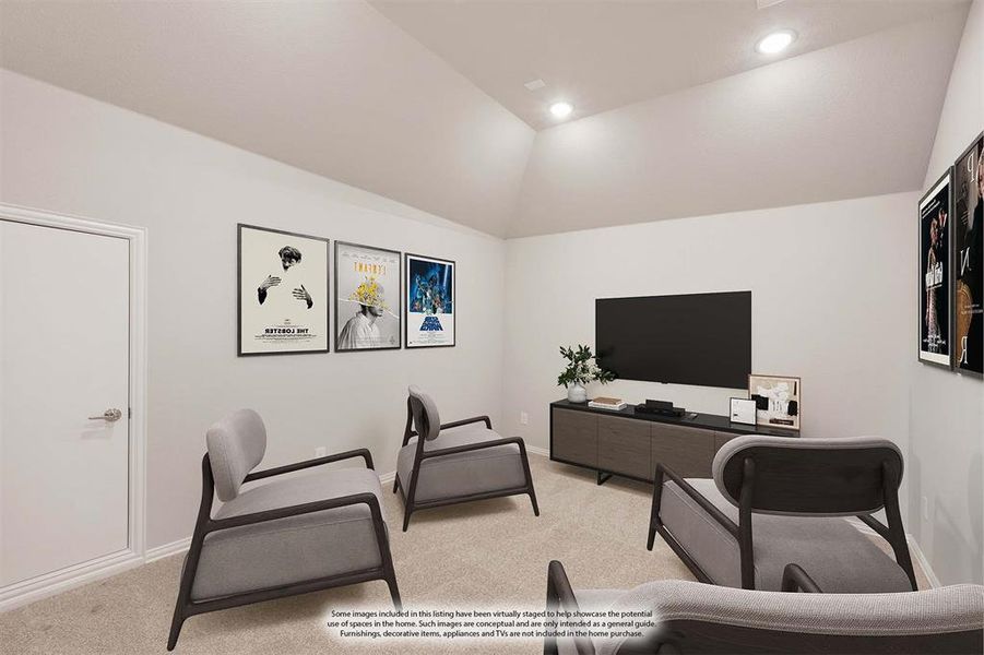 Furnished interior view inside a new home in Sonoma Verde, McLendon-Chisholm (Image 6).