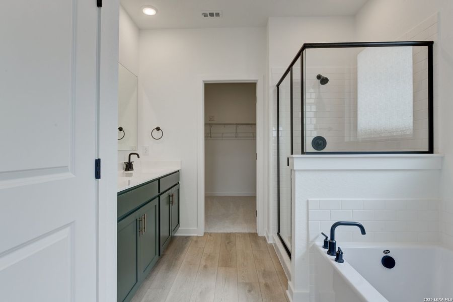 Furnished interior view inside a new home in The Wilder, Adkins (Image 9).