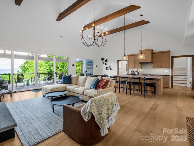 Furnished interior view inside a new home in , Mill Spring (Image 30).