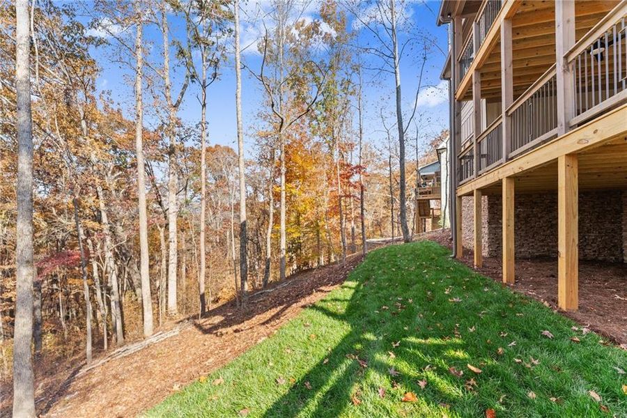 Exterior details and patio area of a home in , Dahlonega (Image 4).