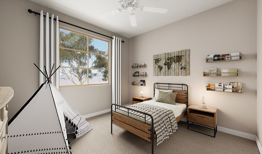 Representative furnished interior of a home built from the Grove Plan 50-3 by Tri Pointe Homes in Waterston Central, Gilbert (Image 14).