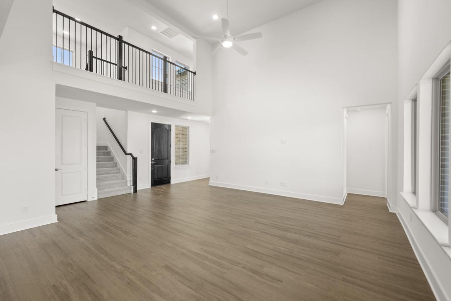 Spacious, unfurnished interior of a new home in Inspiration Collection at View at the Reserve, Mansfield (Image 15). Spacious, unfurnished interior of a new home in Inspiration Collection at View at the Reserve, Mansfield (Image 15).