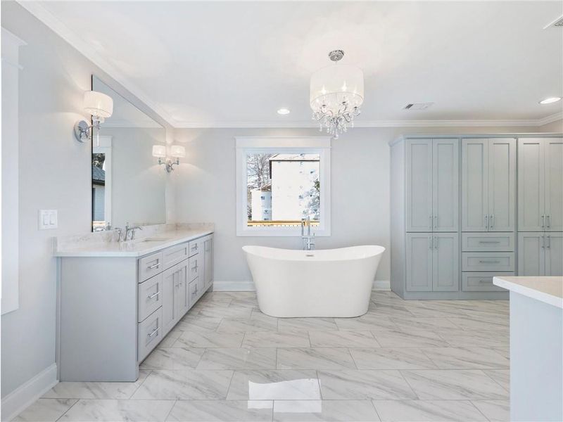 Furnished interior view inside a new home in , Buford (Image 7).