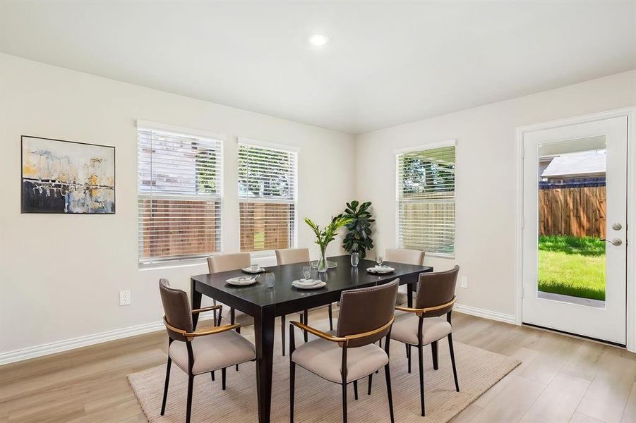Furnished interior view inside a new home in Stella Hills, Denton (Image 5).