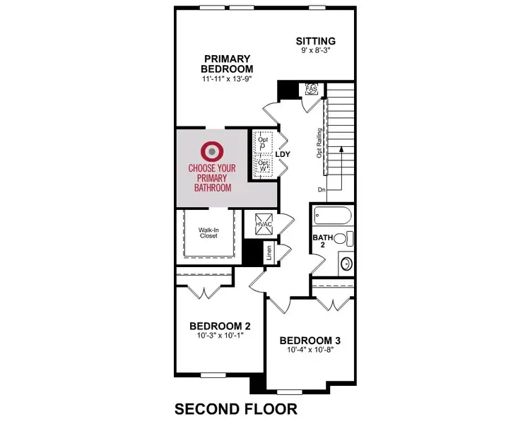 2D floor plan layout of this home in Aulin Square, Oviedo, FL (Image 3).