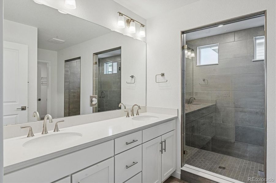 Furnished interior view inside a new home in The Summit at Meridian, Englewood (Image 7).