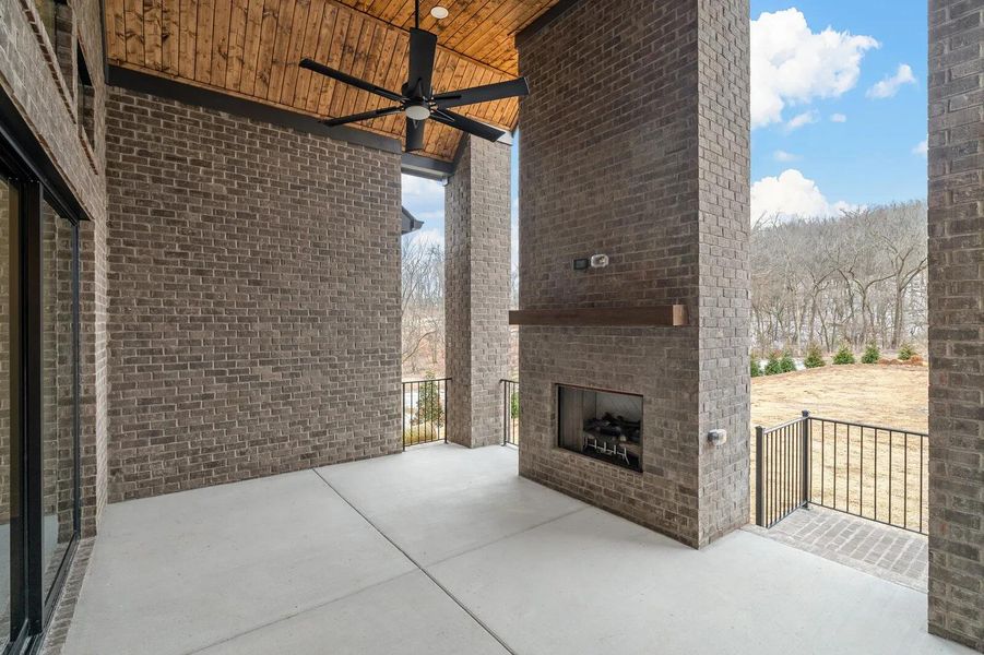 The Belvidere A Outdoor Living Area