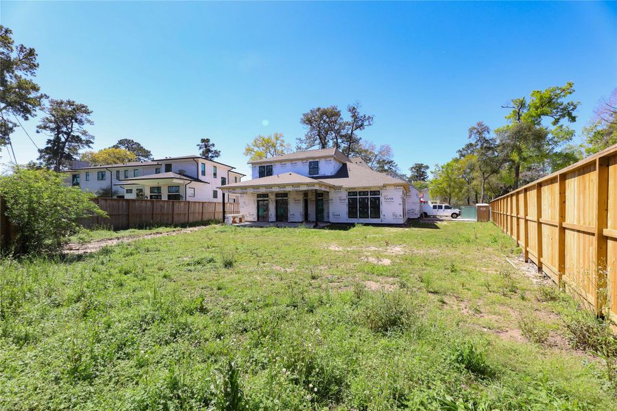 Back Yard is massive and has potential for an outdoor oasis.