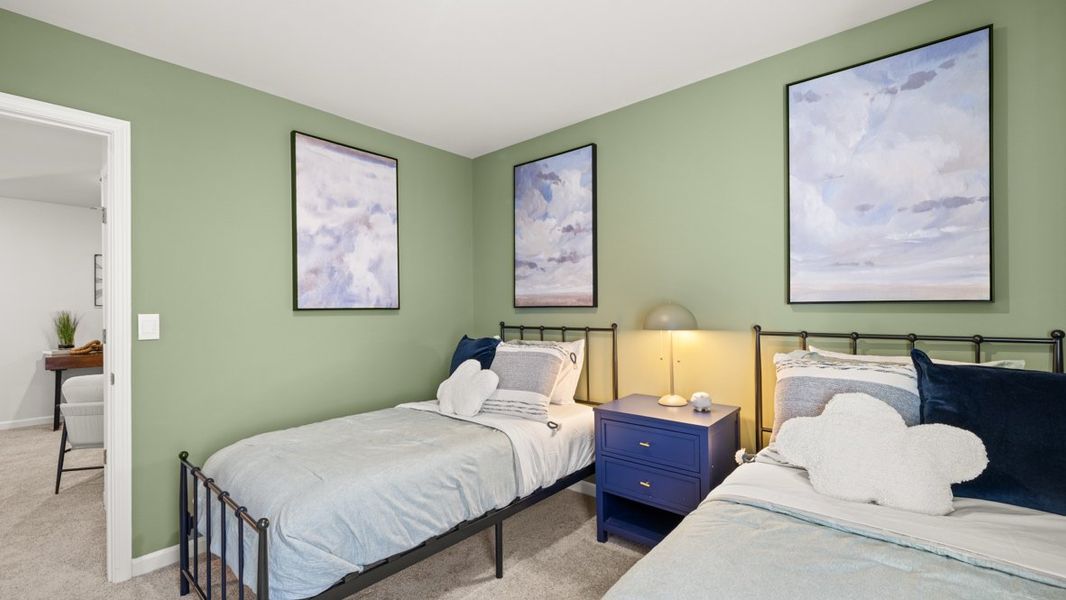 Representative furnished interior of a home built from the Sudbury 24' Townhome by D.R. Horton in Oconee Overlook Townhomes, Gainesville (Image 27).