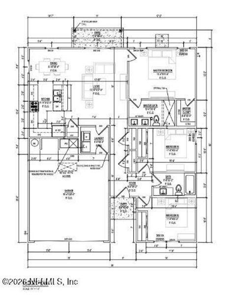 2D floor plan layout of this home in , Jacksonville, FL (Image 3).