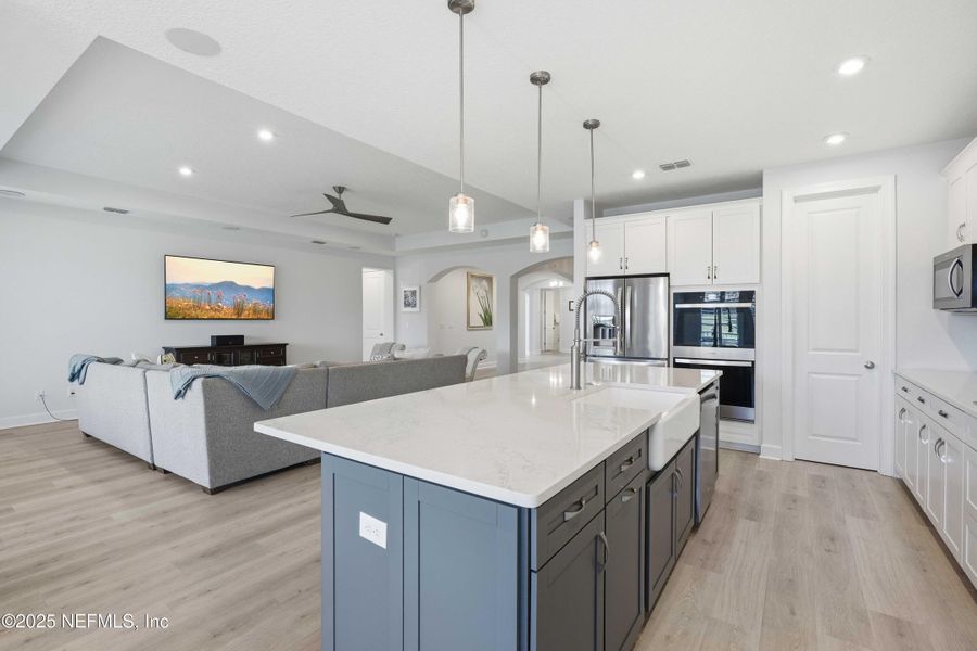 Furnished interior view inside a new home in Trailmark - Phase 6, St. Augustine (Image 12). Furnished interior view inside a new home in Trailmark - Phase 6, St. Augustine (Image 12).