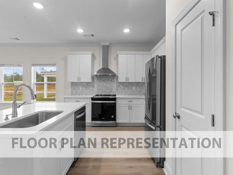 1570 Floor Plan Representation - Kitchen Layout 1570 Floor Plan Representation - Kitchen Layout