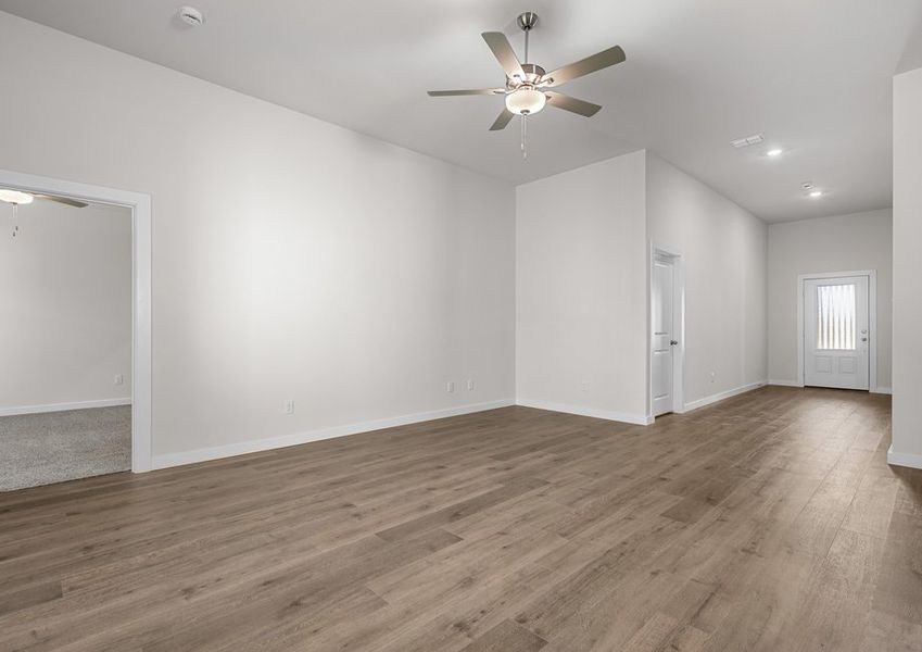 The living room is a spacious living area.