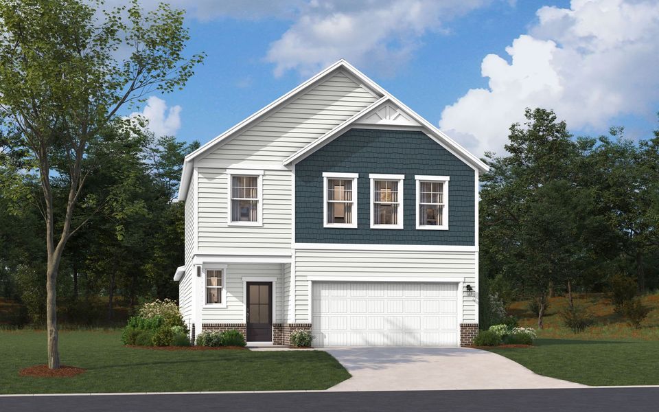 Representative exterior photo of a completed home built from the The Sadler by Stanley Martin Homes in Greenpoint, Harlem, GA (Image 17).