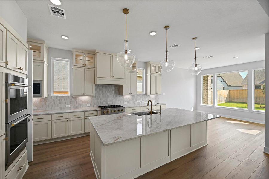 Furnished interior view inside a new home in Bridgeland 80′, Cypress (Image 8). Furnished interior view inside a new home in Bridgeland 80′, Cypress (Image 8).