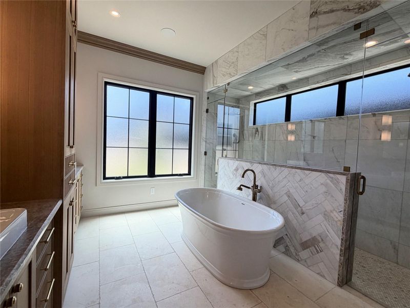 Furnished interior view inside a new home in The Overlook at Westlake, Austin (Image 8).
