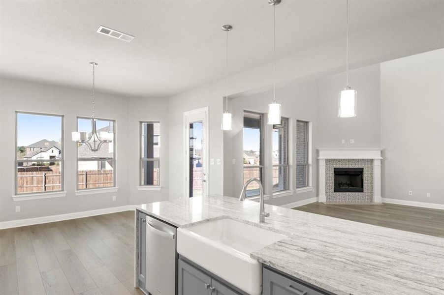 Furnished interior view inside a new home in Callan Village, Lorena (Image 6).