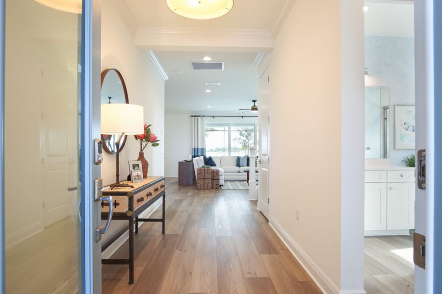 Representative furnished interior of a home built from the Artistry by Neal Communities in Palm Grove, Bradenton (Image 48).