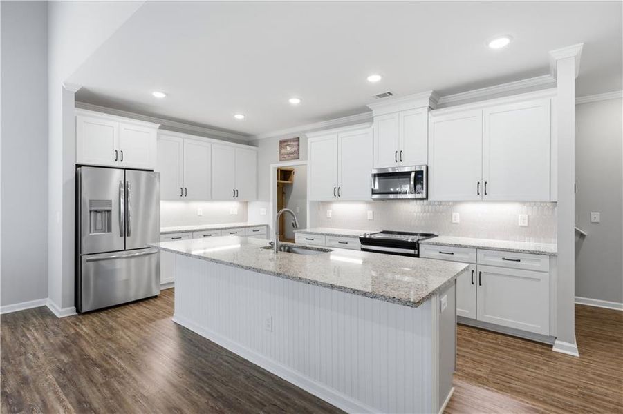 Furnished interior view inside a new home in , Waleska (Image 11). Furnished interior view inside a new home in , Waleska (Image 11).