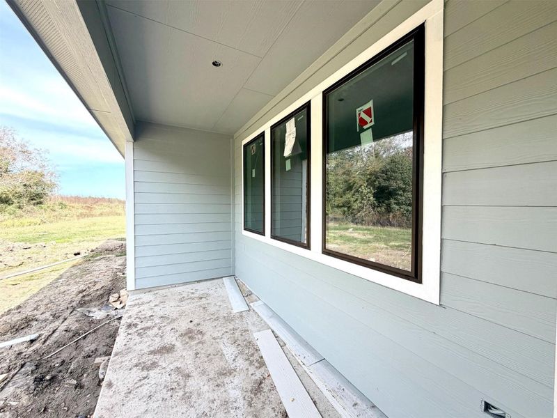 Actual progress of your home.