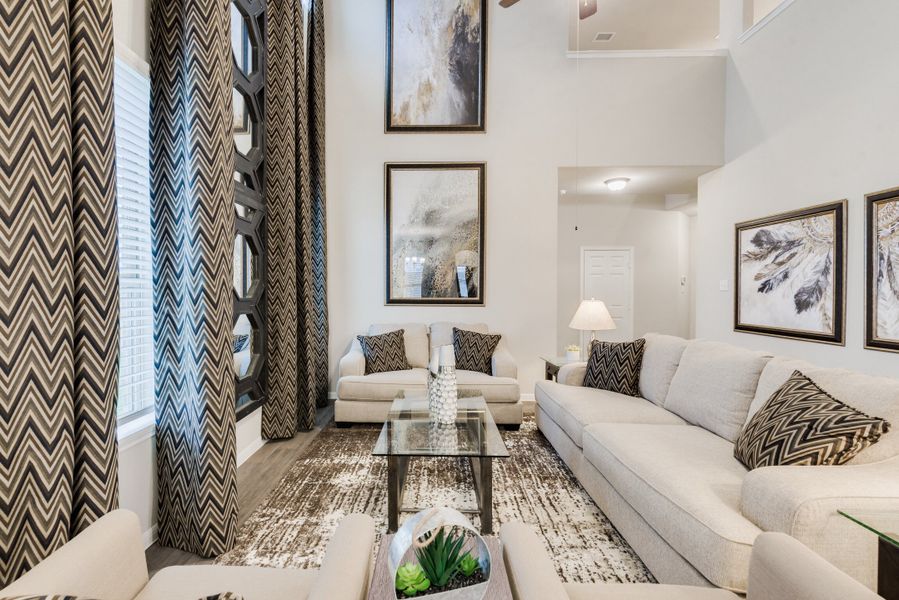 Representative furnished interior of a home built from the Floor Plan 2102 by Colina Homes in Sunterra, Katy (Image 19). Representative furnished interior of a home built from the Floor Plan 2102 by Colina Homes in Sunterra, Katy (Image 19).