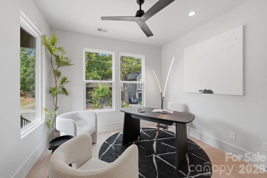 Furnished interior view inside a new home in , Charlotte (Image 40).
