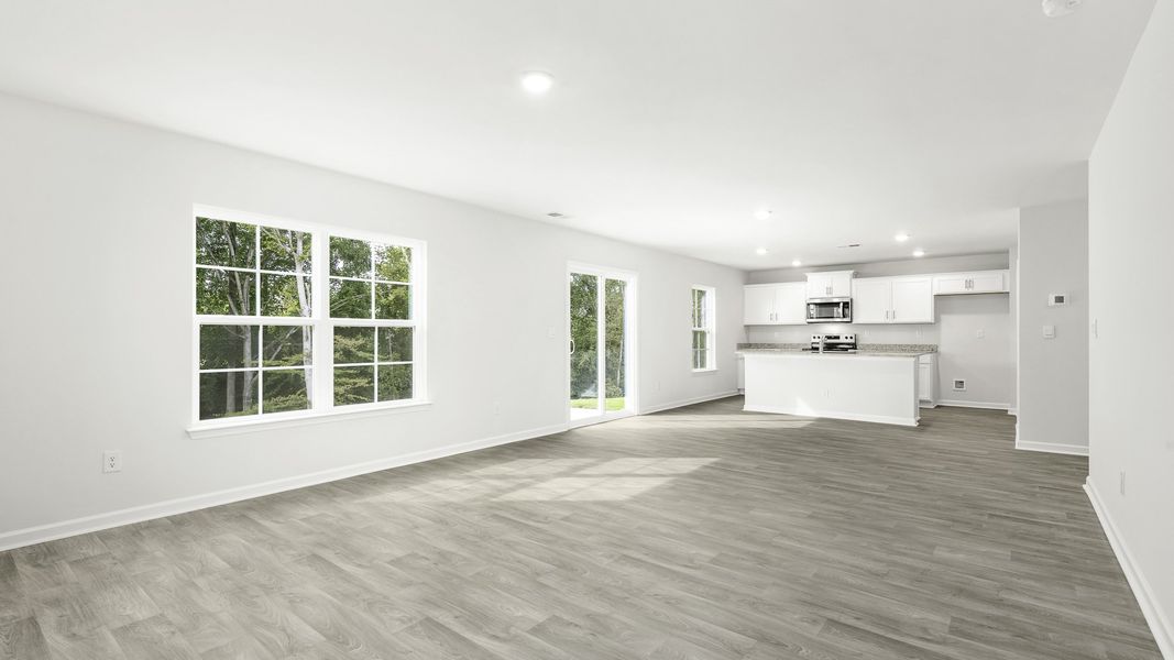 Spacious, unfurnished interior of a new home in Country Creek, Lexington (Image 11). Spacious, unfurnished interior of a new home in Country Creek, Lexington (Image 11).