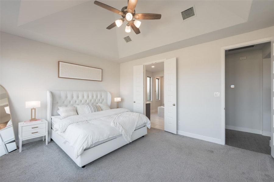 Furnished interior view inside a new home in Elyson 65', Katy (Image 29). Furnished interior view inside a new home in Elyson 65', Katy (Image 29).