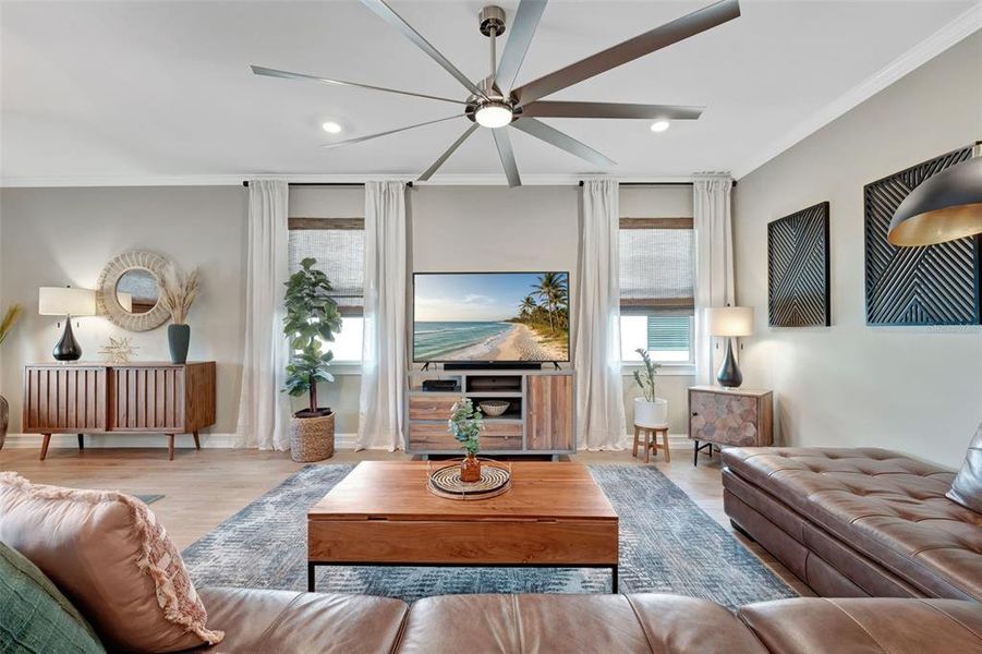 Furnished interior view inside a new home in , North Fort Myers (Image 16).