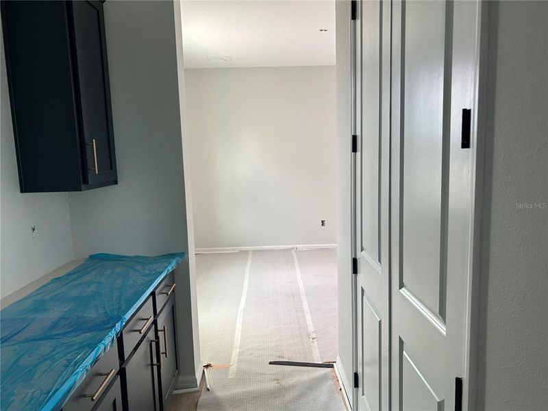 In-progress construction of a new home in Oakfield Trails Signature, Parrish, FL (Image 33).